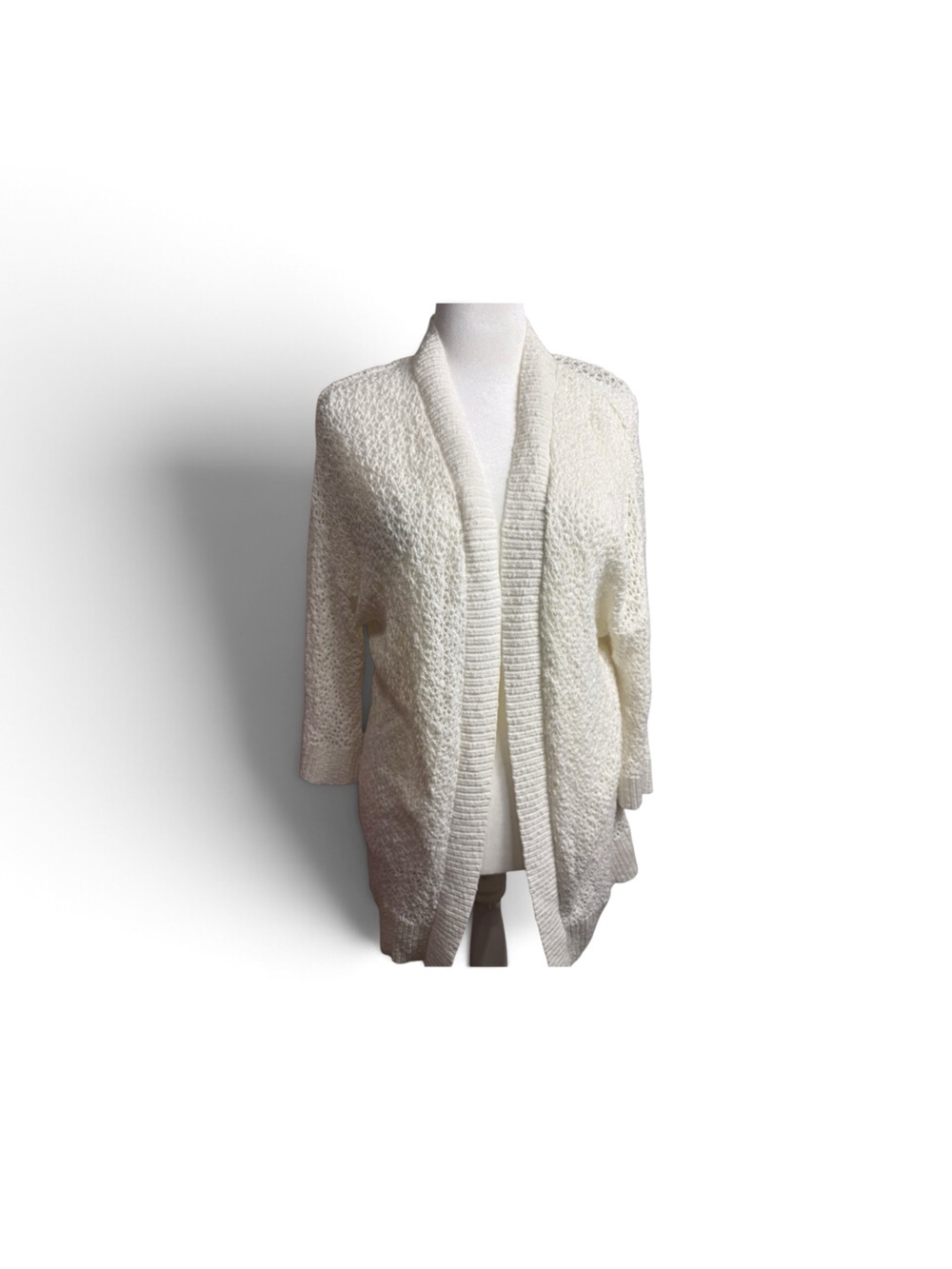 torrid Ivory Open-Front Knit Cardigan size 2-2X/18-20